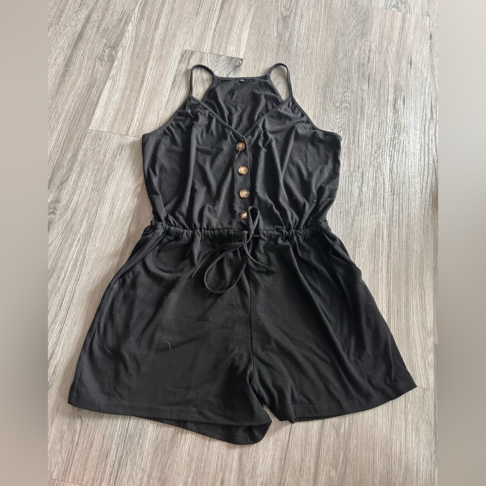 Black One Piece Romper